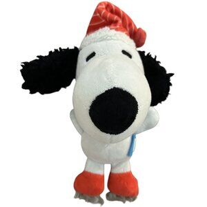 Bark Box Dog Toy Medium/Large Peanuts Skating Snoopy Crinkle BarkBox CLEAN